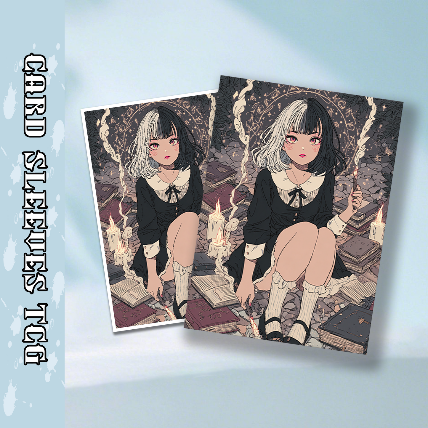 Mtg card sleeves,Gothic Witchy Girl, tcg Card Sleeves