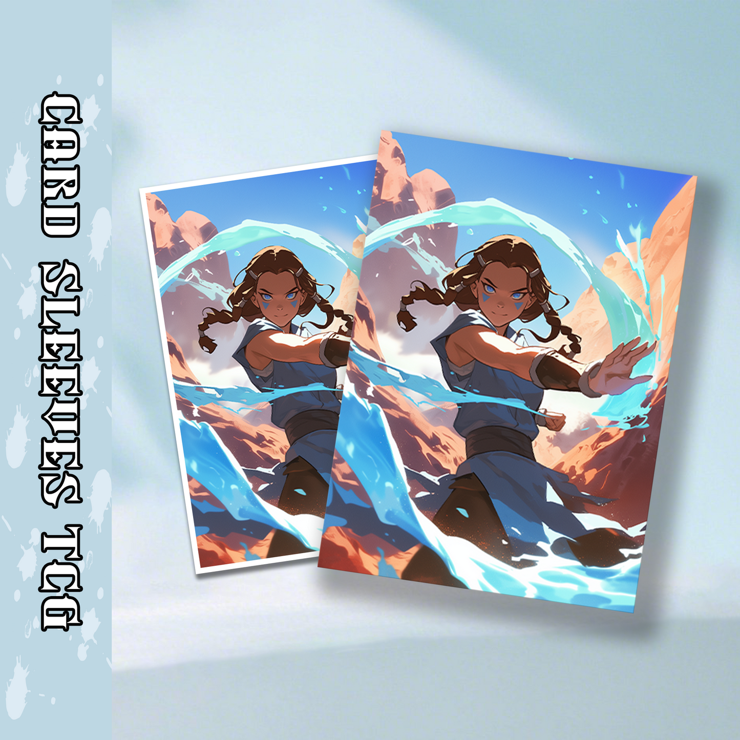 Mtg card sleeves,Katara Waterbending, tcg Card Sleeves