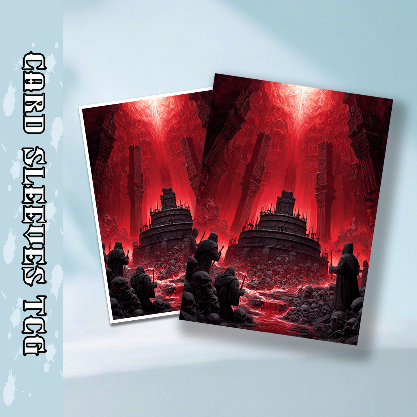 Mtg card sleeves,Gothic Blood - Filled Ritual Chamber, tcg Card Sleeves