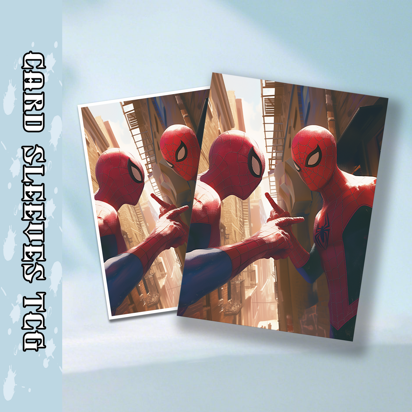 Mtg card sleeves,Two Spider - Men in City Alley, tcg Card Sleeves