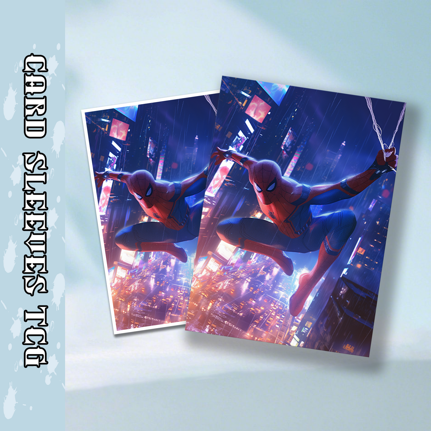 riftbound card sleeves,Spider - Man in Neon City, tcg Card Sleeves