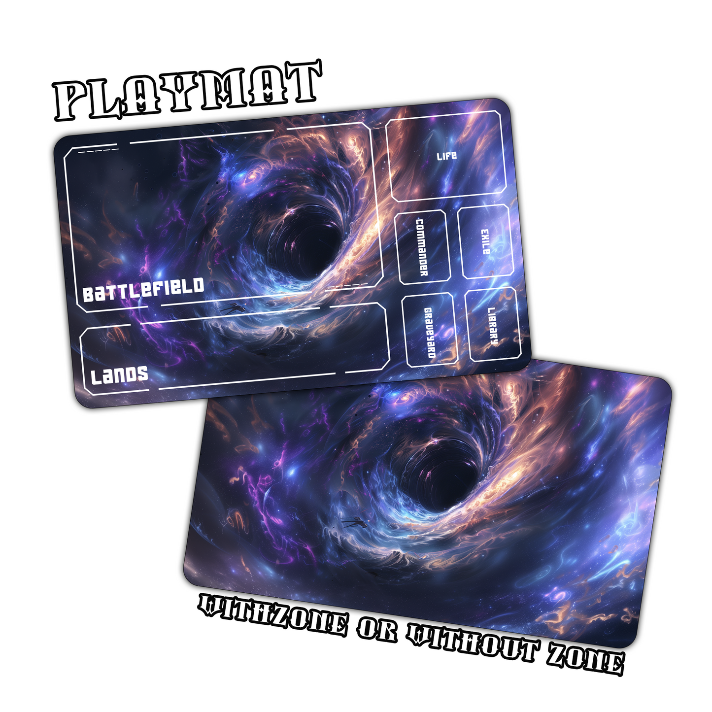Cosmic Wormhole Playmat for Work & Gaming | Durable, Stylish & Personalized Mouse Pads (Copy)