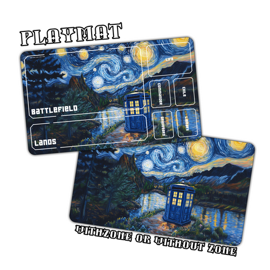 Van Gogh - Style Starry Night Playmat for Work & Gaming | Durable, Stylish & Personalized Mouse Pads