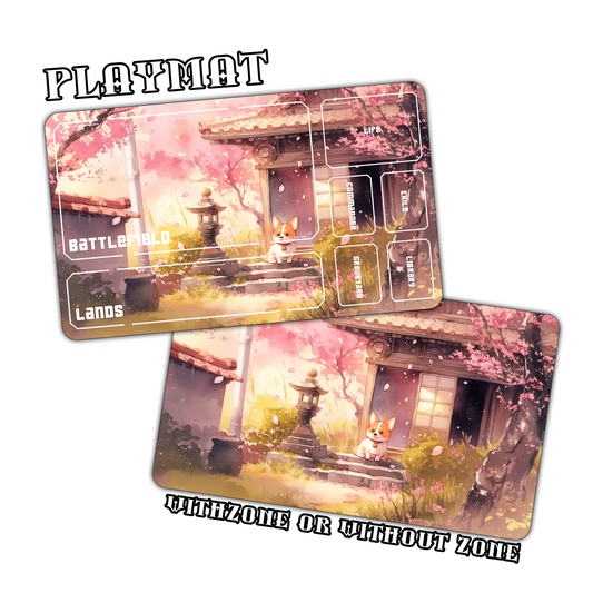 Sakura Corgi Rest Playmat for Work & Gaming | Durable, Stylish & Personalized Mouse Pads