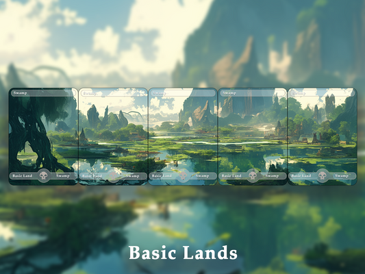 10 Basic Land-Swamp. 10 MTG proxy cards for EDH. Enhance your MTG Commander Deck