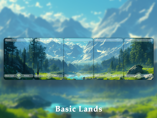 10 Basic Land-Forest. 10 MTG proxy cards for EDH. Enhance your MTG Commander Deck