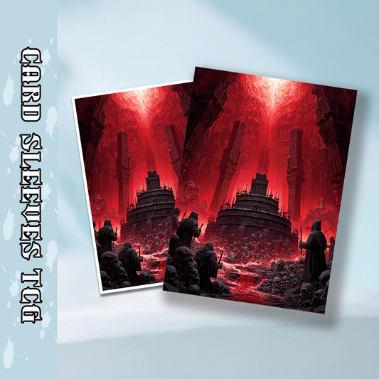 Mtg card sleeves,Gothic Blood - Filled Ritual Chamber, tcg Card Sleeves