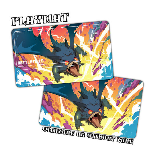 Mythical Monster with Wings Playmat for Work & Gaming | Durable, Stylish & Personalized Mouse Pads