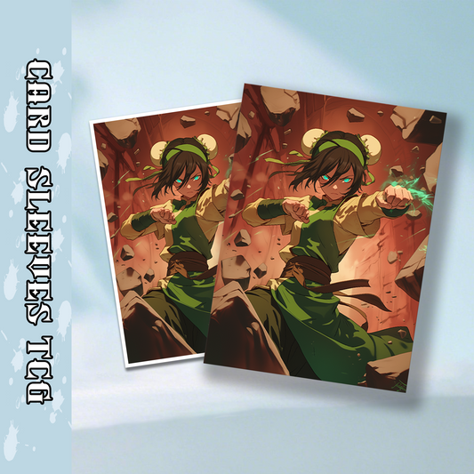 Mtg card sleeves,Toph Beifong Earthbending, tcg Card Sleeves