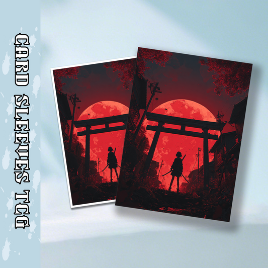 Mtg card sleeves,Anime Samurai Girl, tcg Card Sleeves