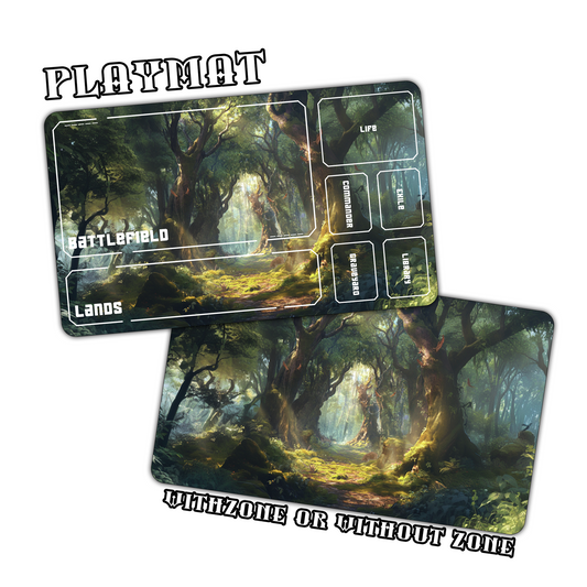 Enchanted Forest Path Playmat for Work & Gaming | Durable, Stylish & Personalized Mouse Pads