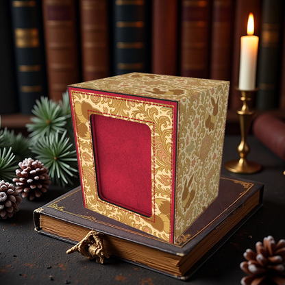 Eastern Floral Brocade Deck Box - Premium Storage for TCG, EDH, Commander, Dice & Counters