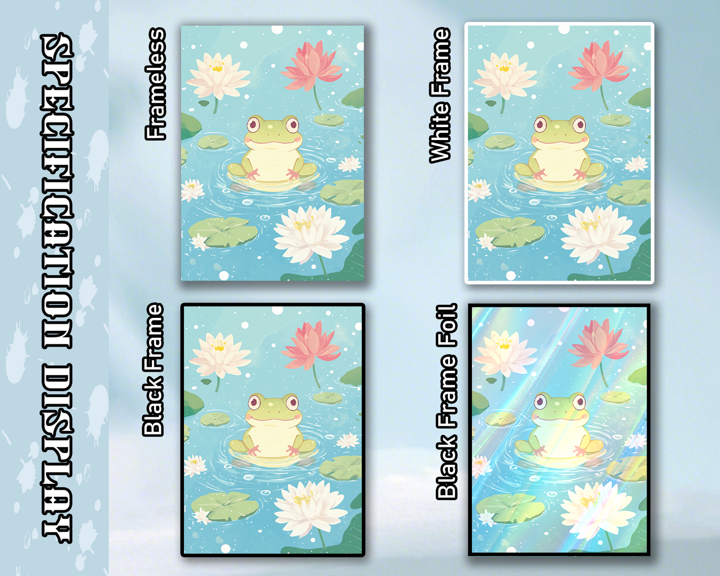 Mtg card sleeves,Lily Pad Frogs Card Sleeves, Cute tcg Card Sleeves