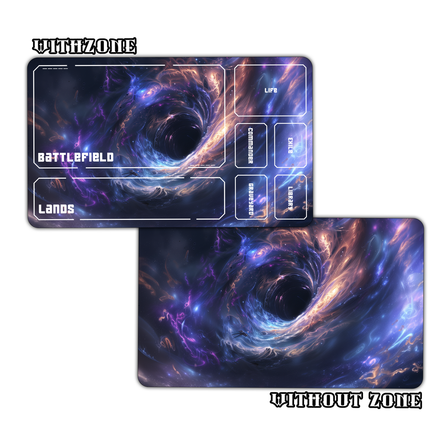 Cosmic Wormhole Playmat for Work & Gaming | Durable, Stylish & Personalized Mouse Pads (Copy)