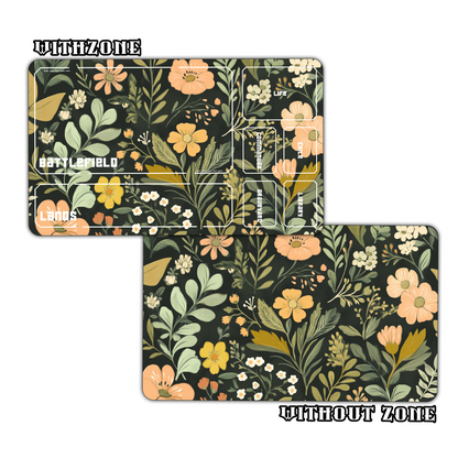 Vintage Floral Playmat for Work & Gaming | Durable, Stylish & Personalized Mouse Pads