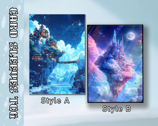 Celestial Realm Duo Mtg card sleeves, tcg Card Sleeves