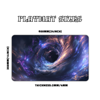 Cosmic Wormhole Playmat for Work & Gaming | Durable, Stylish & Personalized Mouse Pads (Copy)