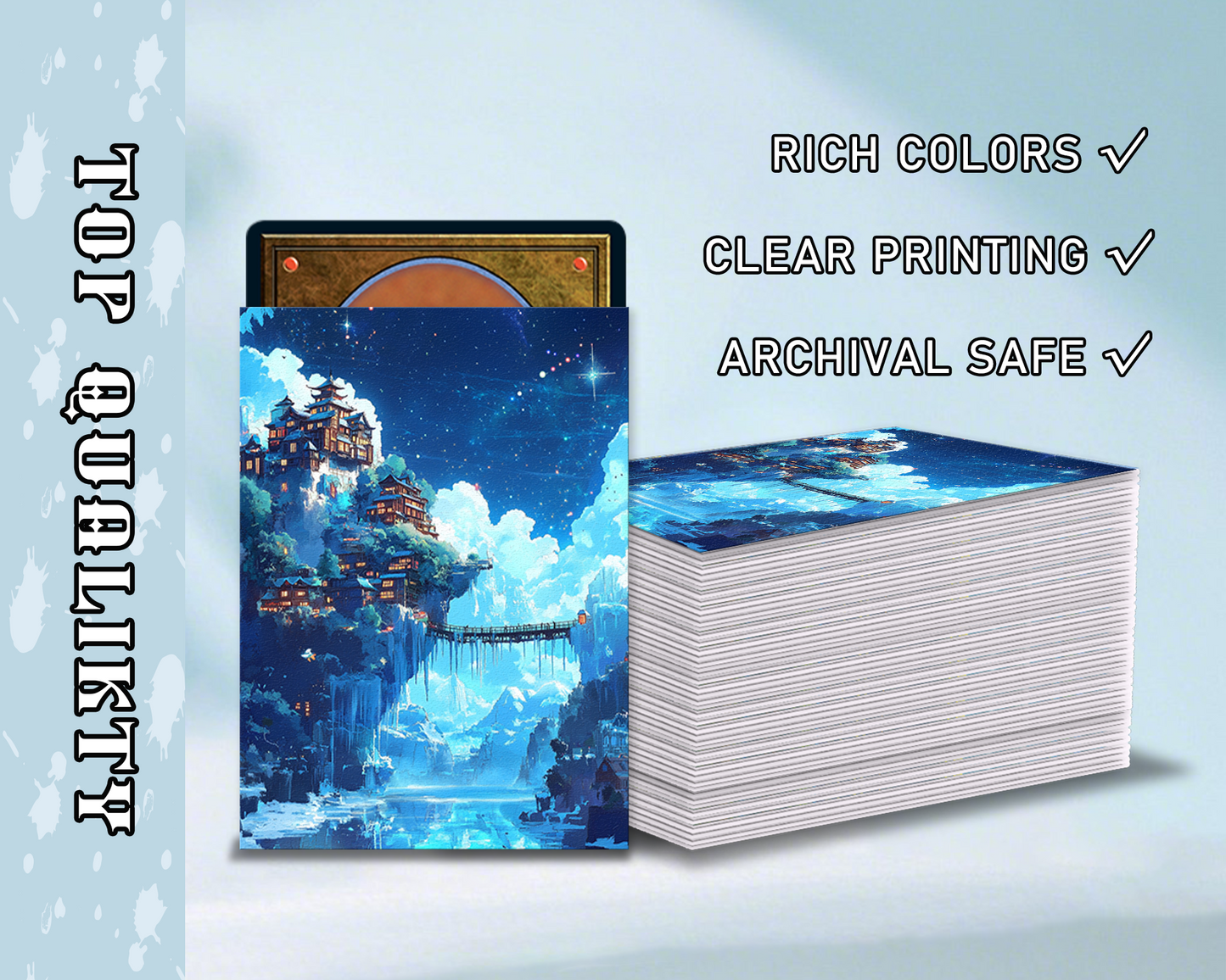 Celestial Realm Duo Mtg card sleeves, tcg Card Sleeves
