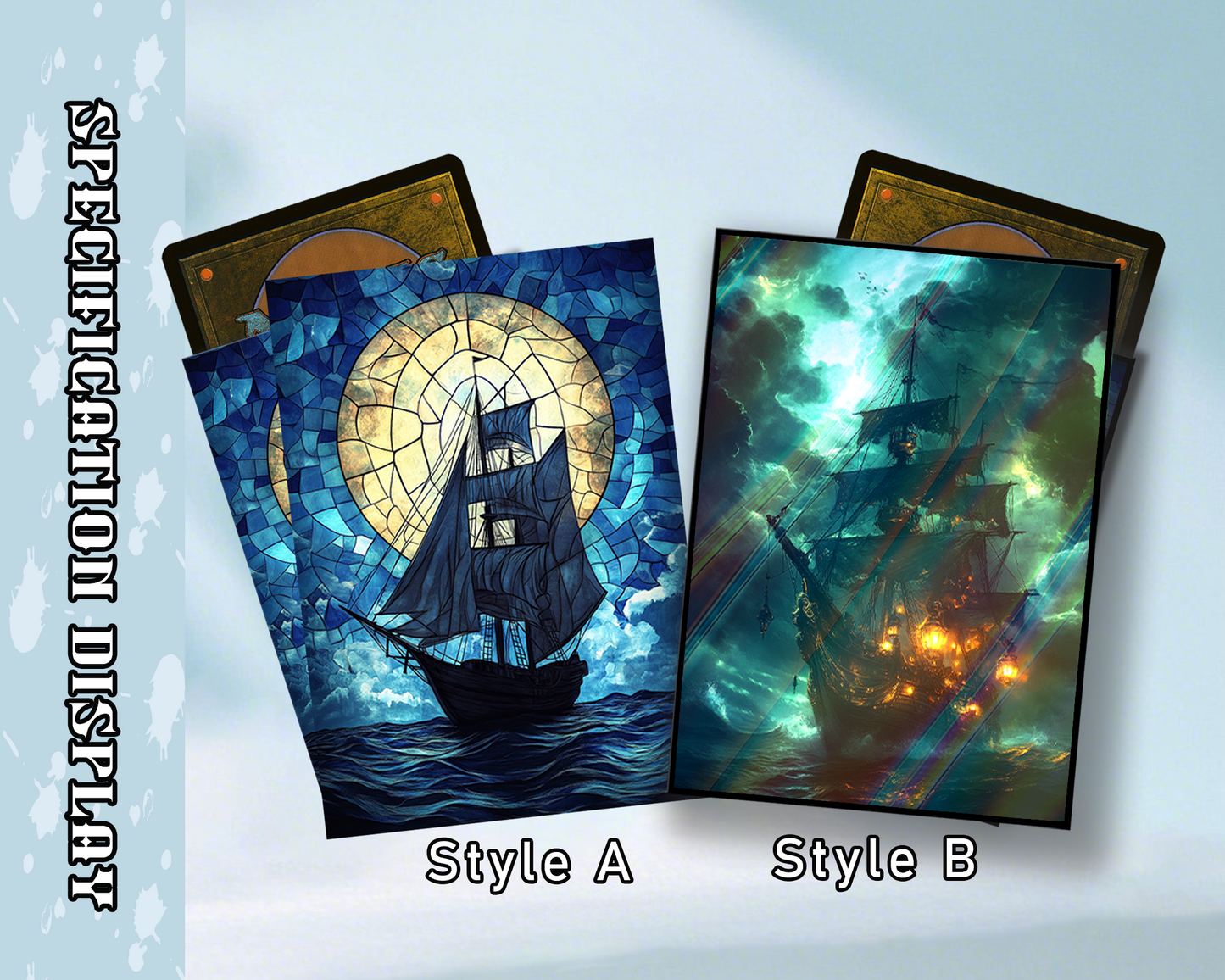 Mystic Sailboat Card Sleeves, tcg Card Sleeves