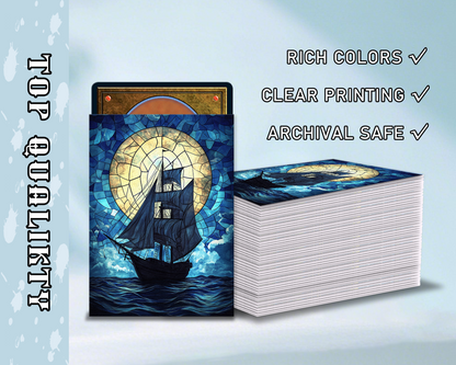 Mystic Sailboat Card Sleeves, tcg Card Sleeves