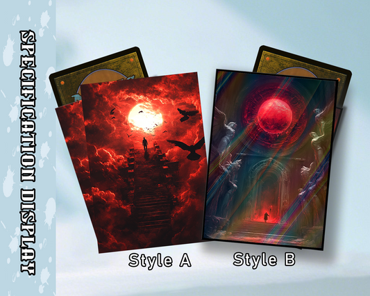 2 - Pack Blood Moon Fantasy Card Sleeves, tcg Card Sleeves