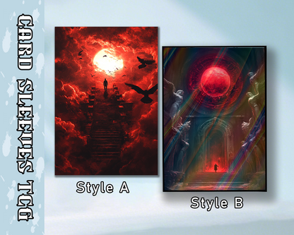 2 - Pack Blood Moon Fantasy Card Sleeves, tcg Card Sleeves