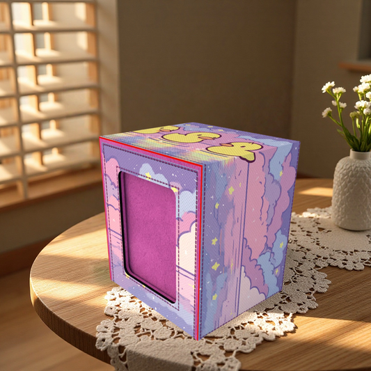Cute Ducks’ Dreamy Evening Deck Box - Premium Storage for TCG, EDH, Commander, Dice & Counters
