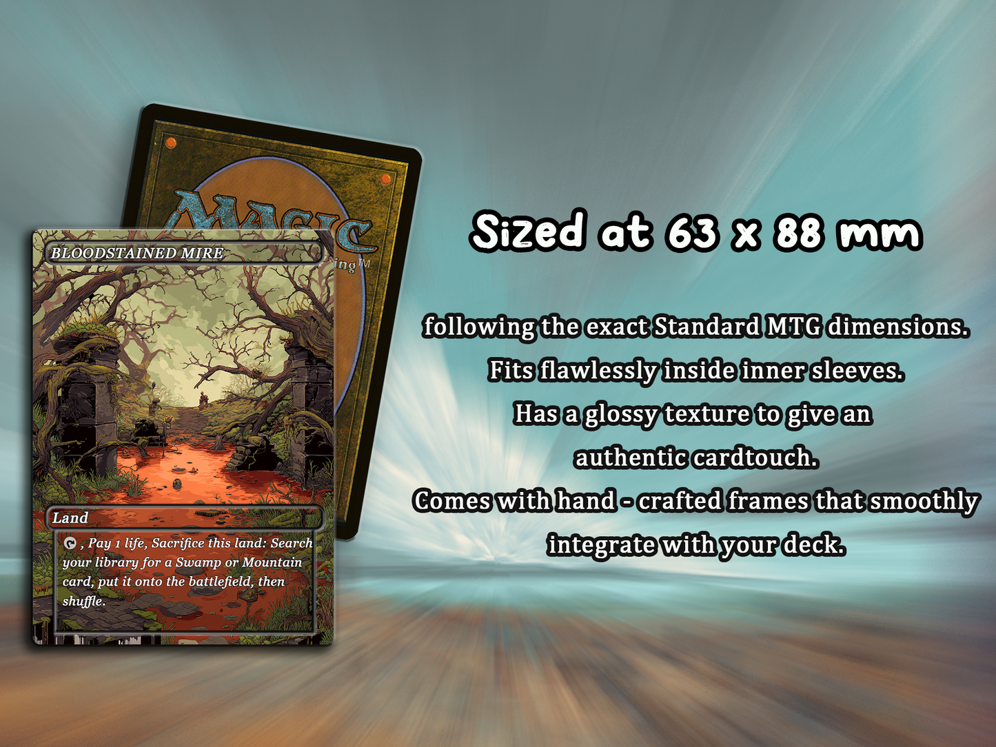 Pixel Art Style Fetch Land Pack - 10 Unique Borderless Custom Proxy Lands, High-Quality for EDH & cEDH